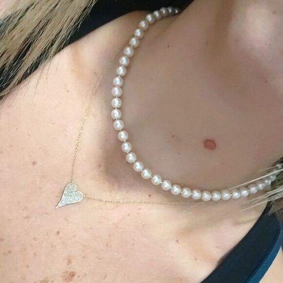 Custom Pearl Bead Necklace - Picture 1 of 2